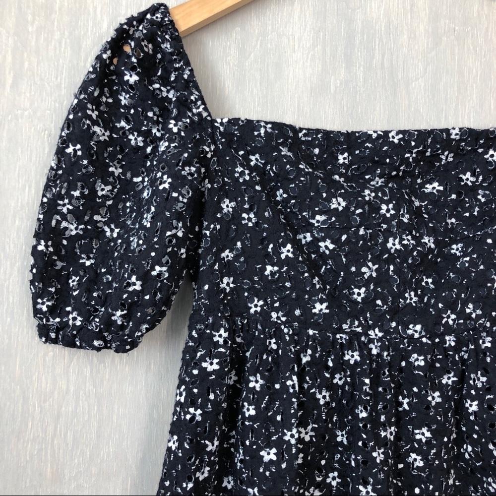 Anthropologie Maeve Lillianne Eyelet Dress Size 4 - Picture 6 of 11